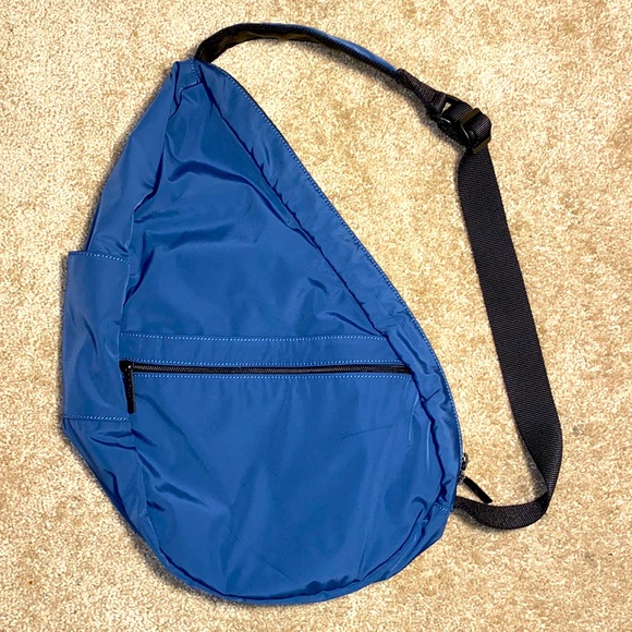 Ameribag Handbags - L.L. Bean Ameribag Blue Nylon Healthy Sling Backpack